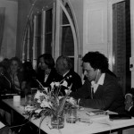 Seminario-Exposición sobre Josef Albers en la sede de la Escola EINA en Vallvidrera, durante el curso 1979-80, del 11 al 16 de marzo de 1980. Fotografía: Manel Esclusa.