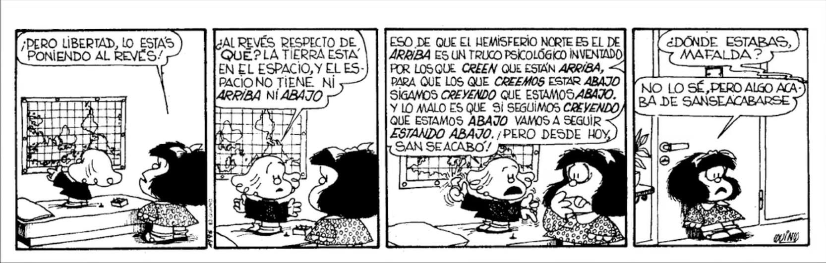 Mafalda, tira cómica (1964-1973) de Quino